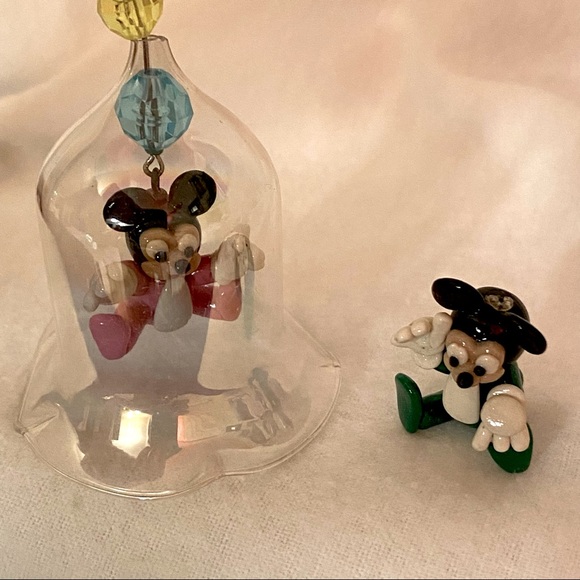 Vintage Disney babies Minnie Mouse Mickey Ornaments Christmas - Picture 1 of 5